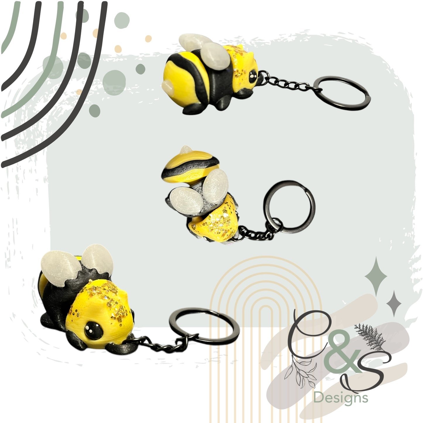 Bee Keychain