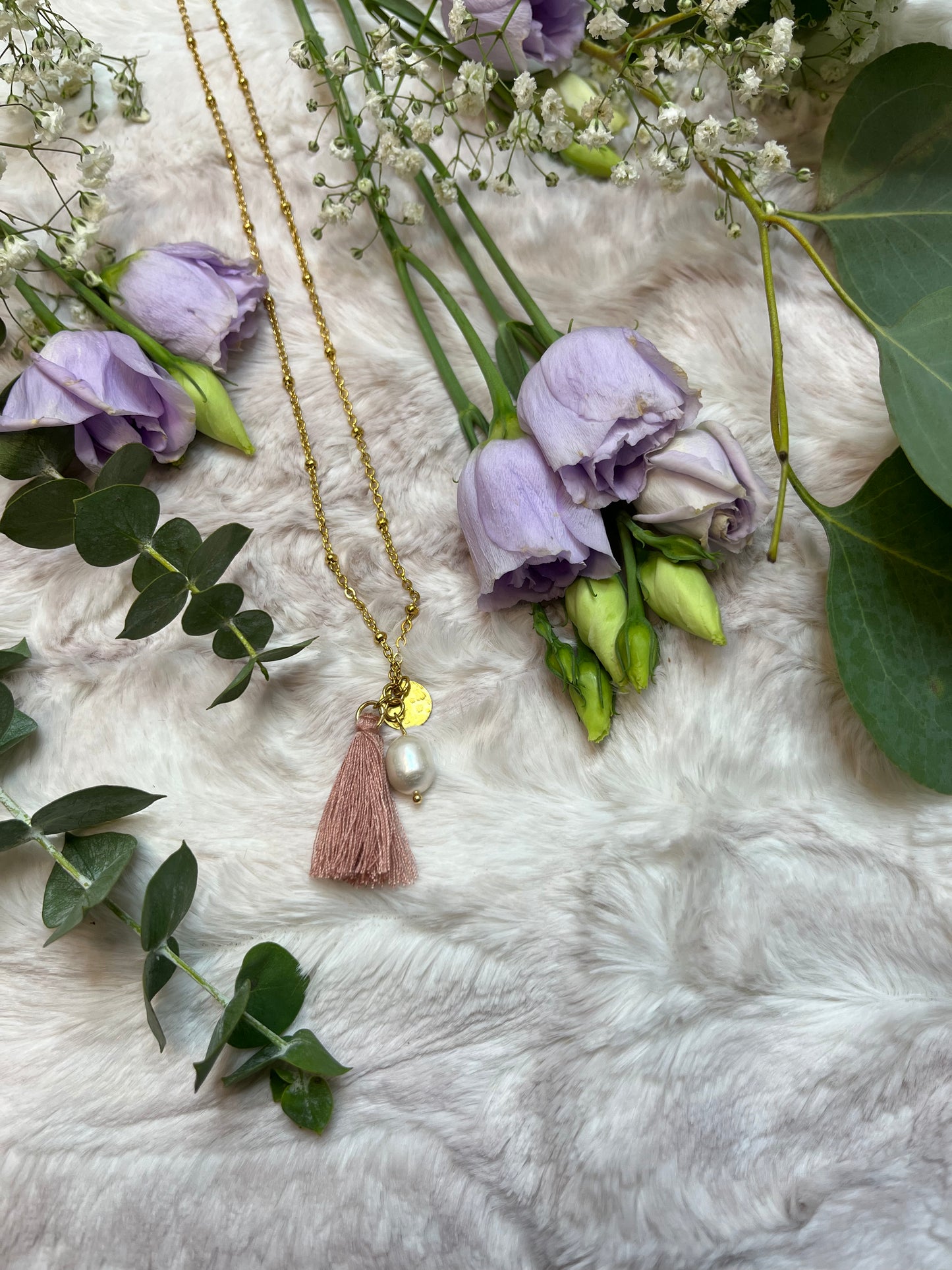 Freash water Perl w/ Tassel