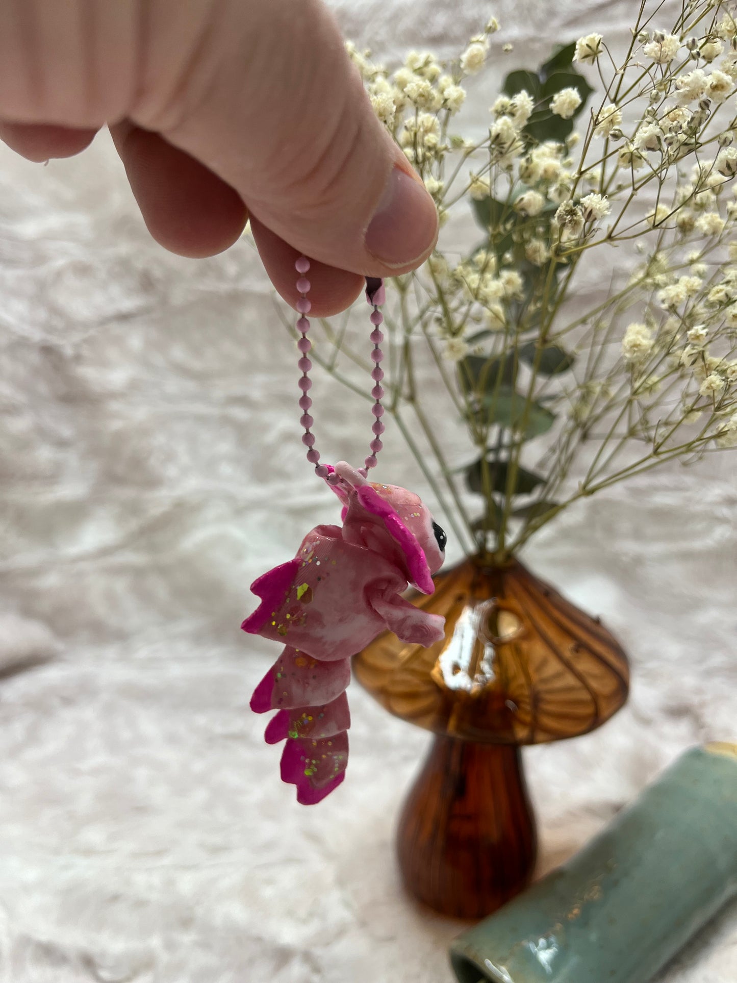 Axolotl Key Chain