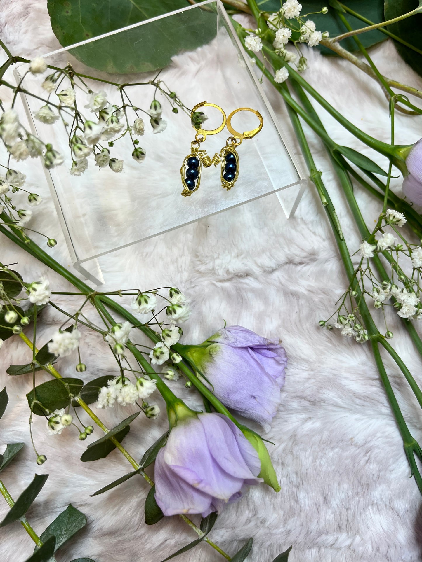 Peas in a Pod Dangle Earrings