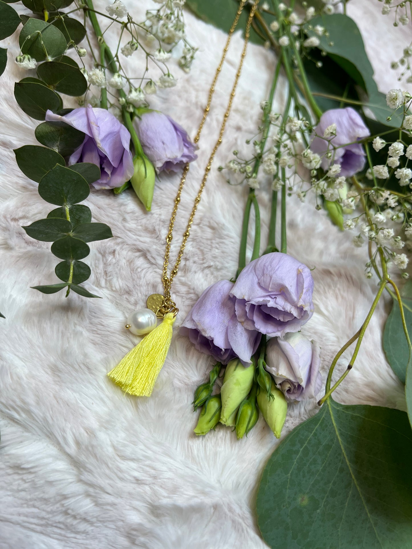 Freash water Perl w/ Tassel