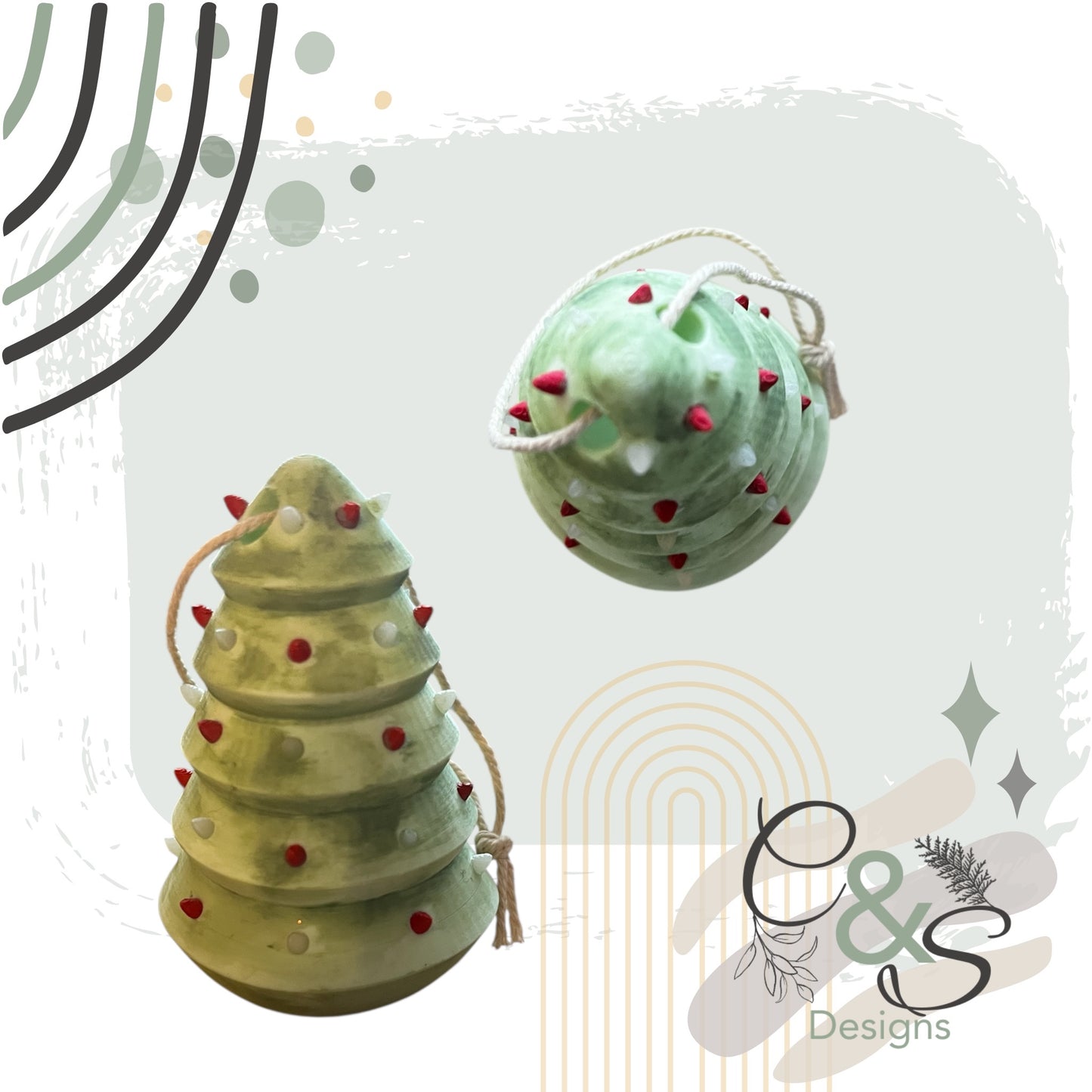 Ornaments by Cedar & Sage Design