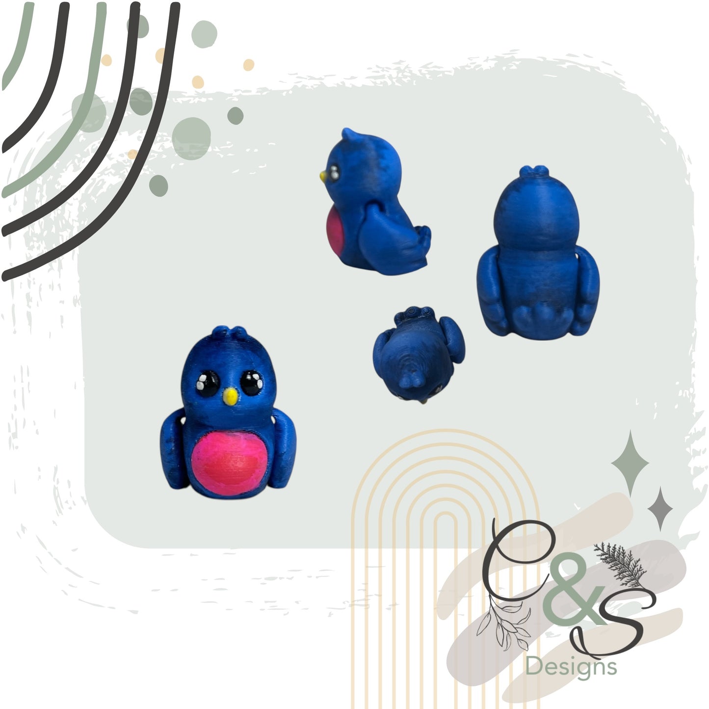 Teeny-Tiny Blue Bird