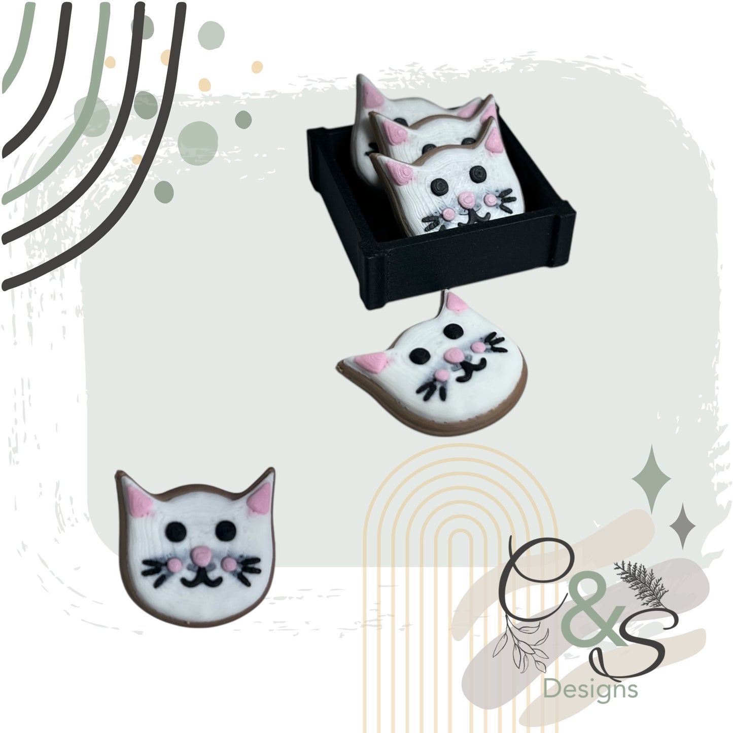 Teeny-Tiny Cat Cookie