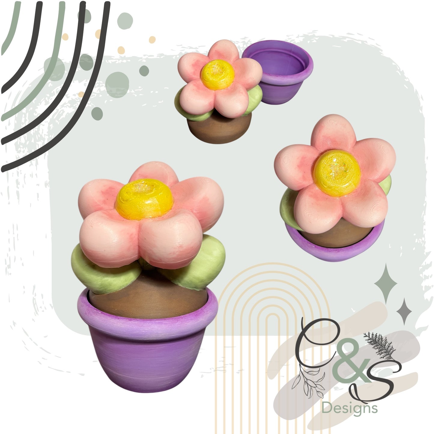 Flower In Flower Pot