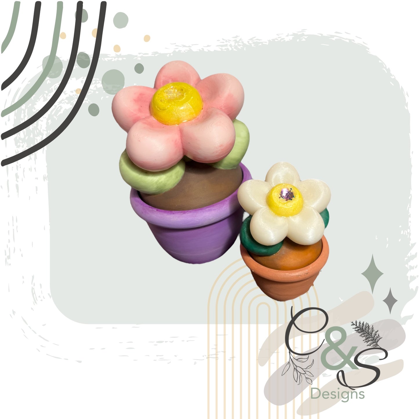 Mini Flower In Flower Pot