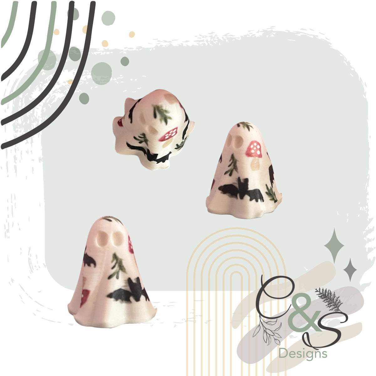 Teeny-Tiny Painted Ghost