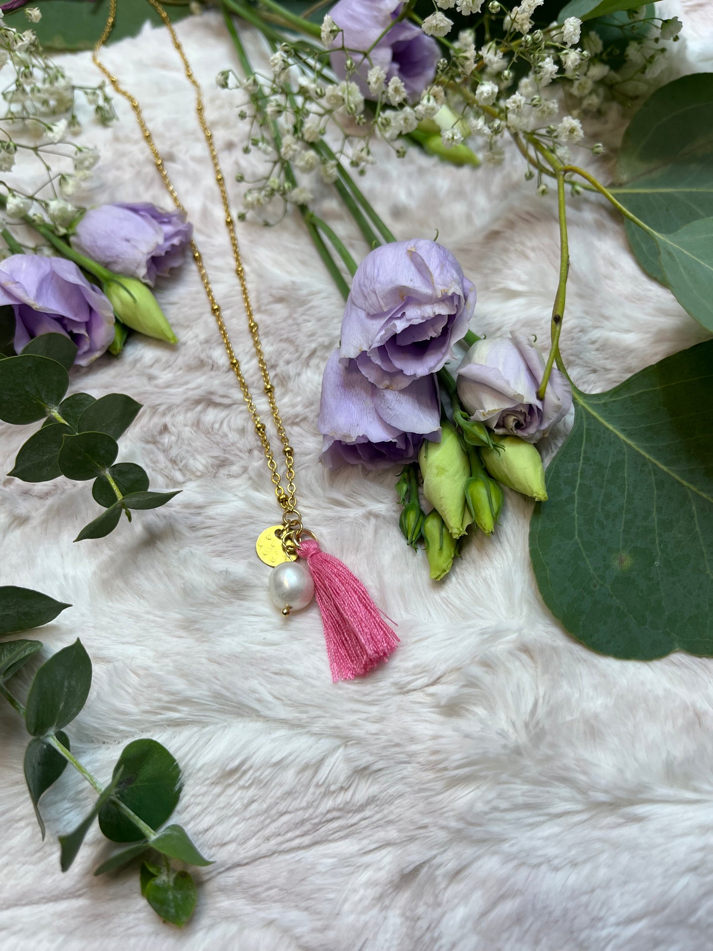 Freash water Perl w/ Tassel