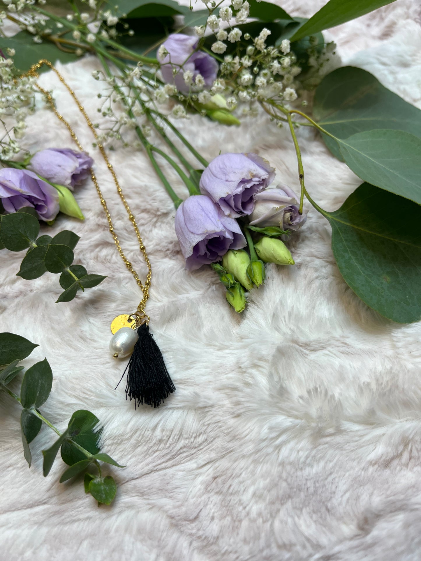 Freash water Perl w/ Tassel