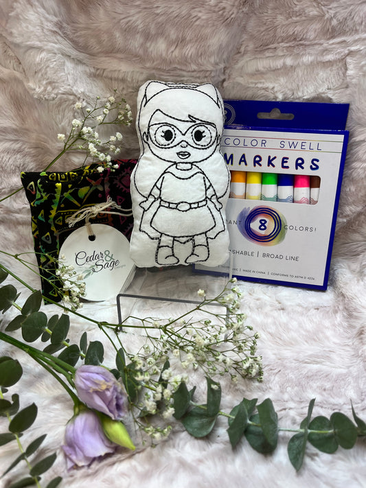 Color Doll with Markers