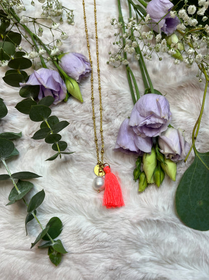 Freash water Perl w/ Tassel