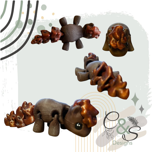 Horse Flexi - Brown