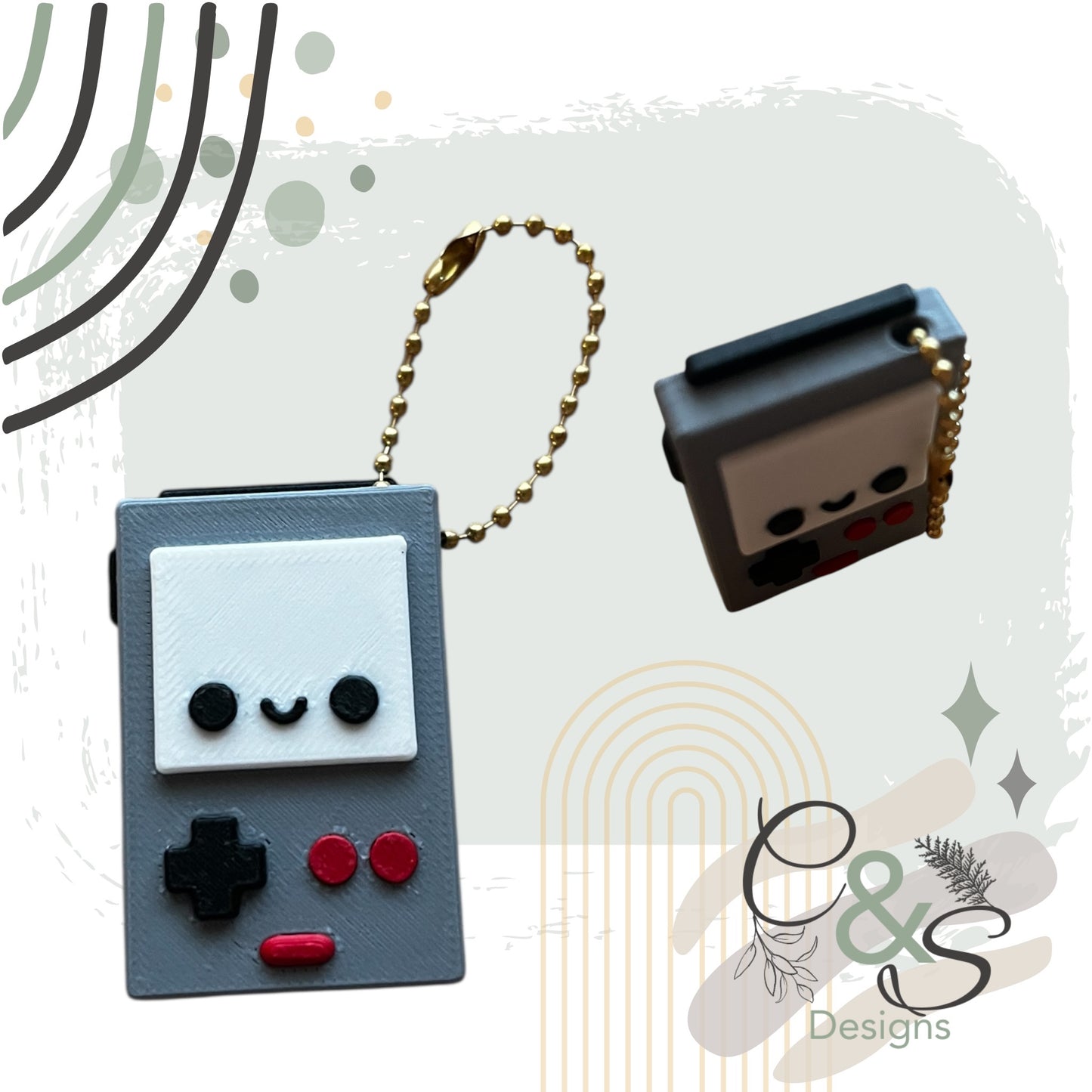 Game Console Keychain