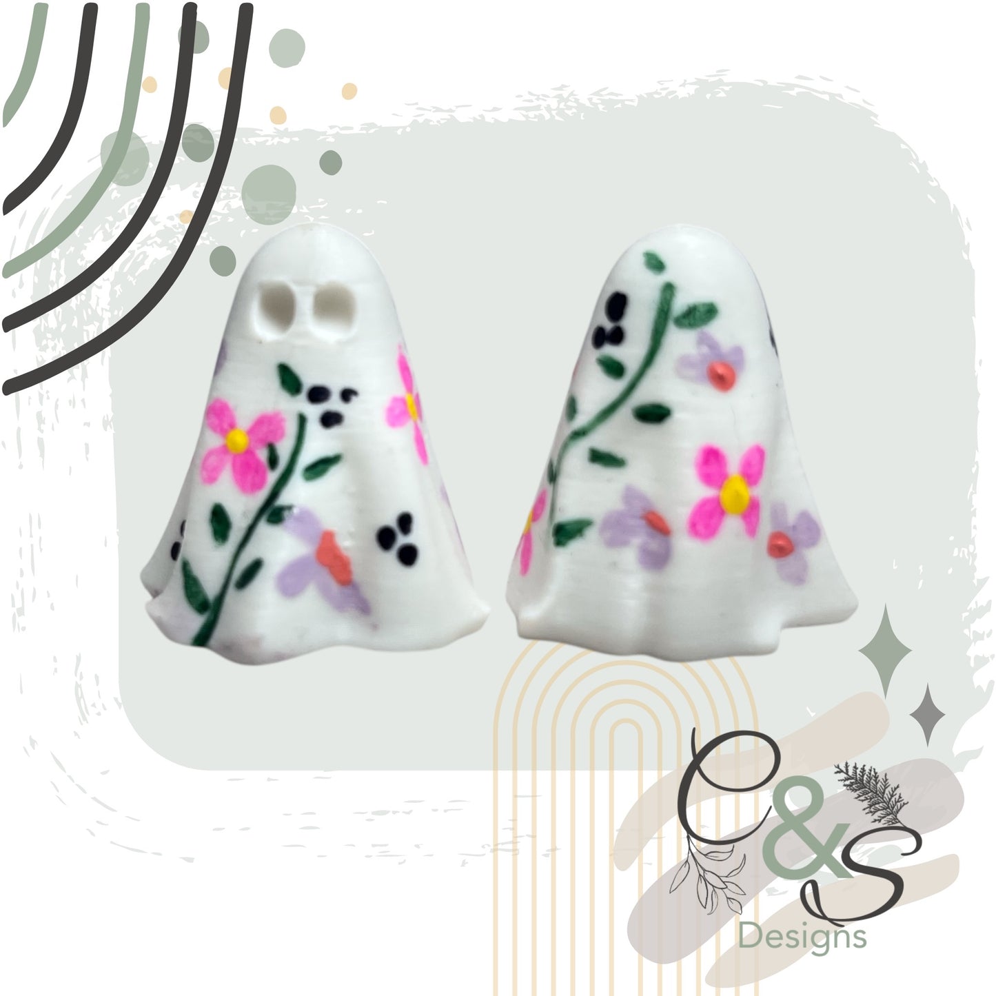 Teeny-Tiny Painted Ghost