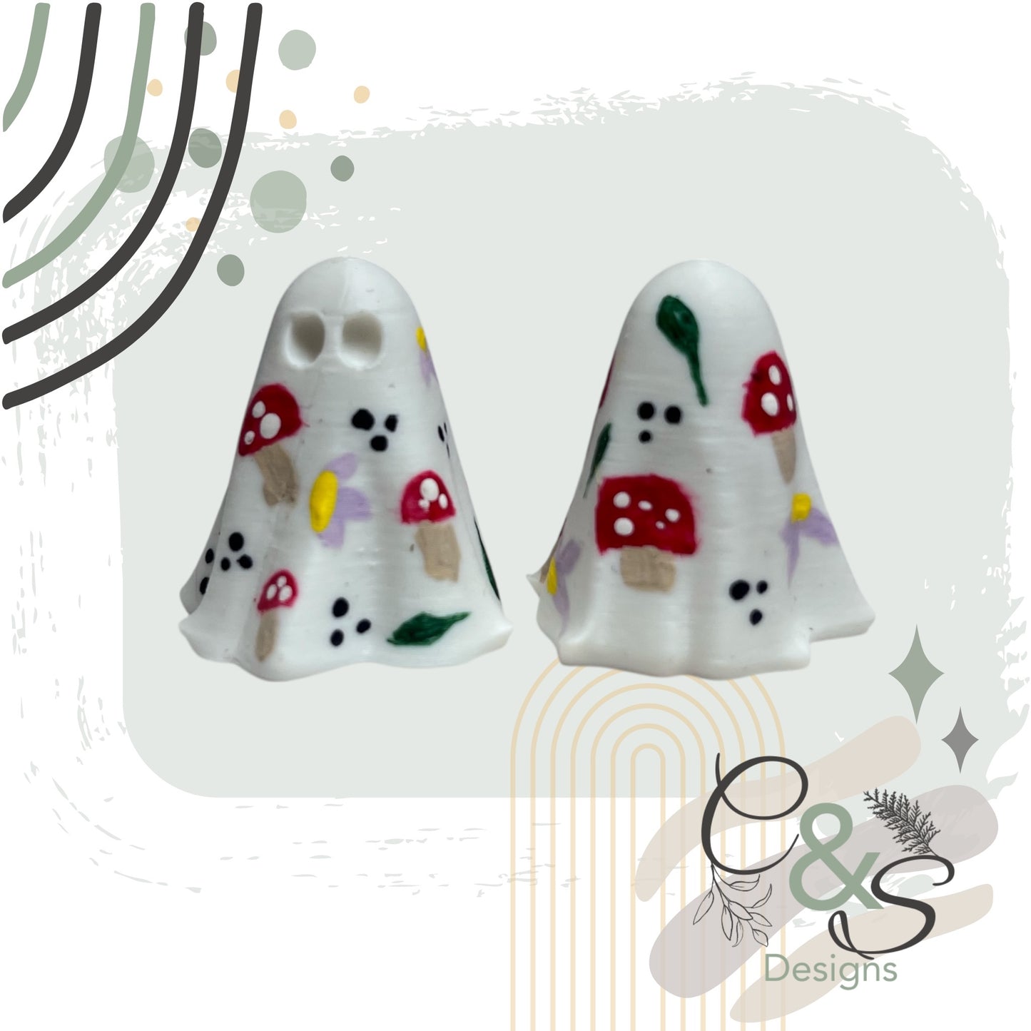 Teeny-Tiny Painted Ghost