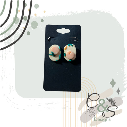 Polymer Clay Slab Earrings
